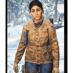 Dina The Last Of Us Part II Shearling Collar Jacket