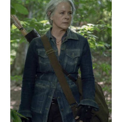 The Walking Dead Season 10 Carol Blue Denim Jacket